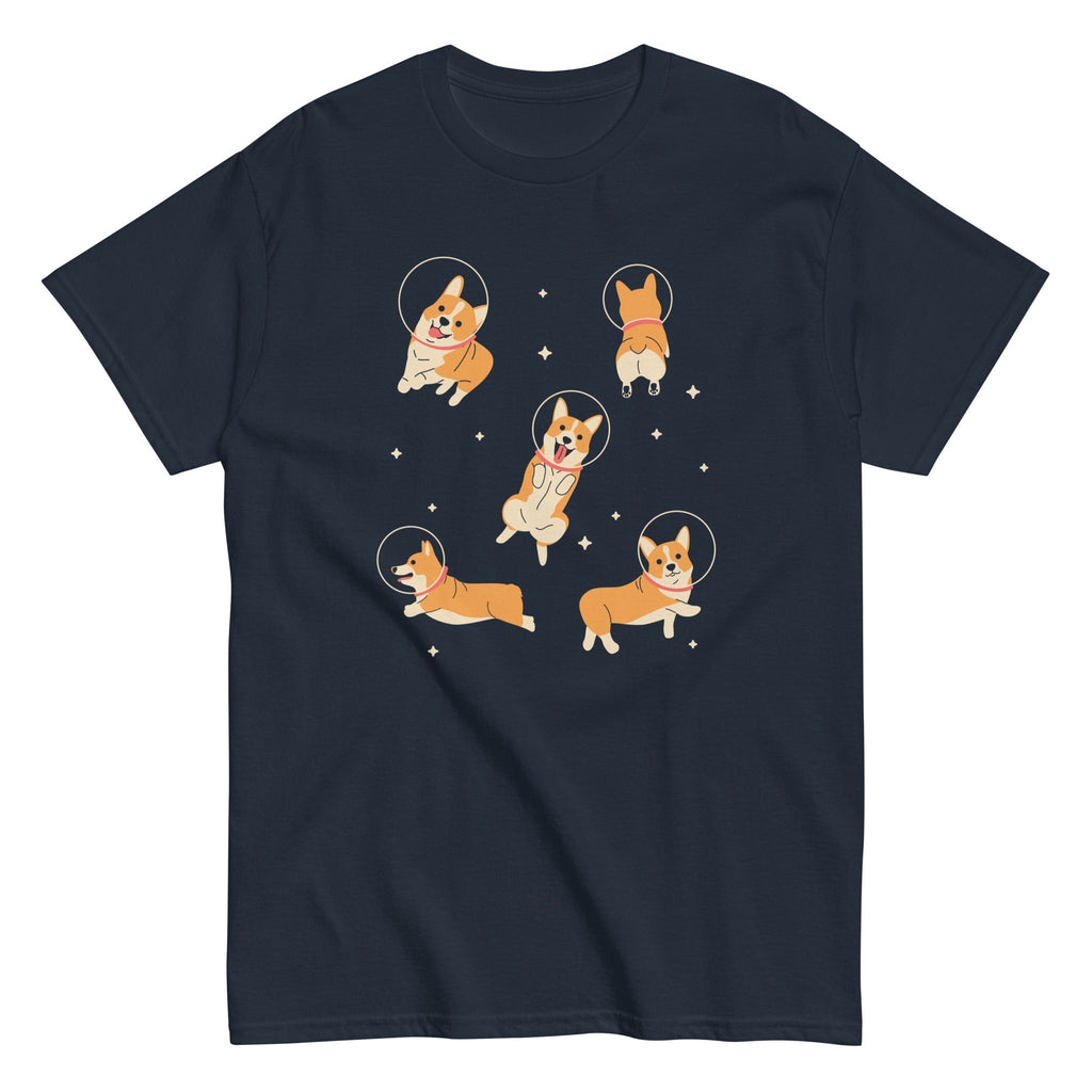 Corgis In Space Men's Classic Tee Hoodie, Sweatshirt | CoreVibeTees.com (Image 2)