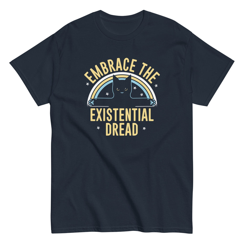 Embrace The Existential Dread Men's Classic Tee Hoodie, Sweatshirt | CoreVibeTees.com (Image 2)