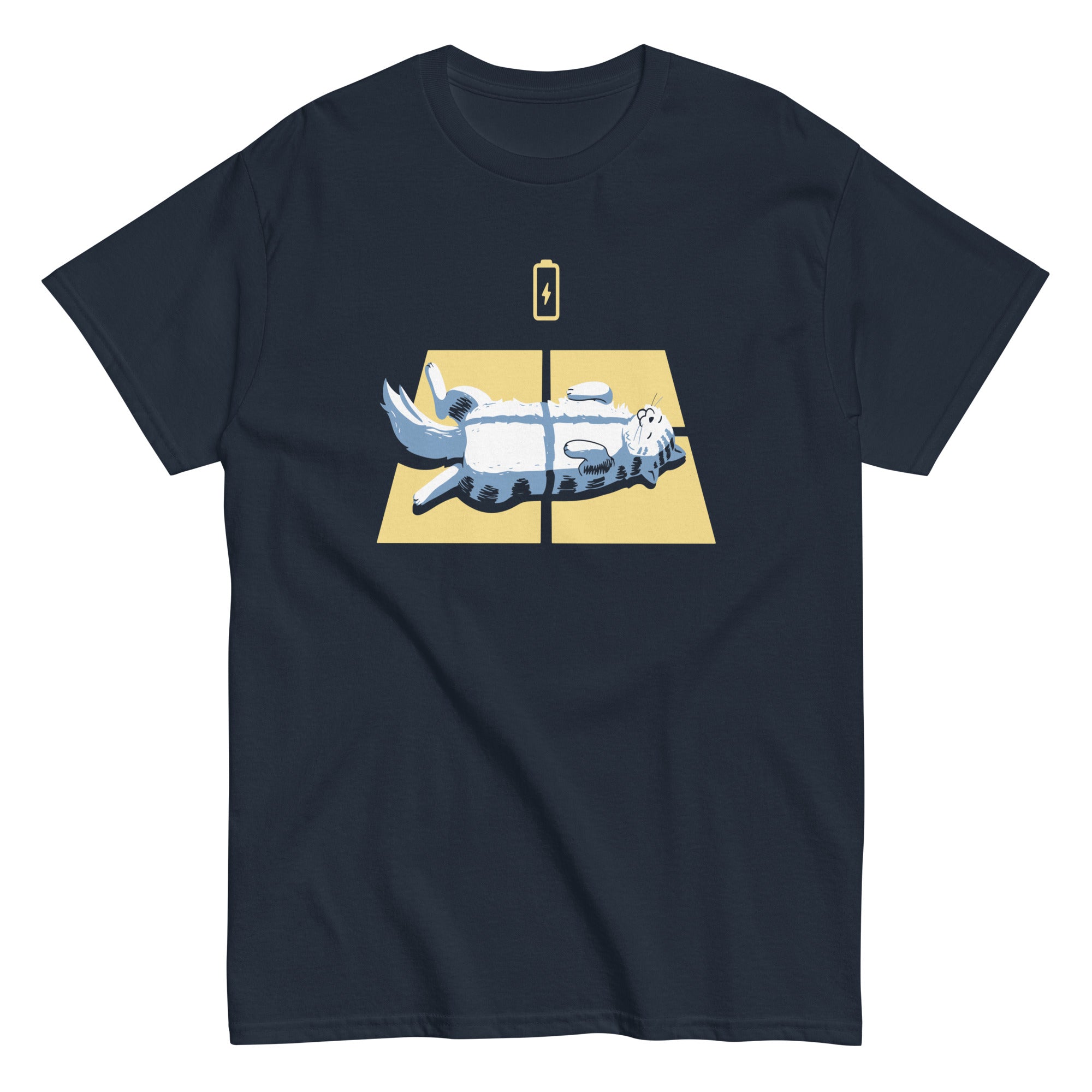 Solar Charging Men's Classic Tee Hoodie, Sweatshirt | CoreVibeTees.com (Image 4)