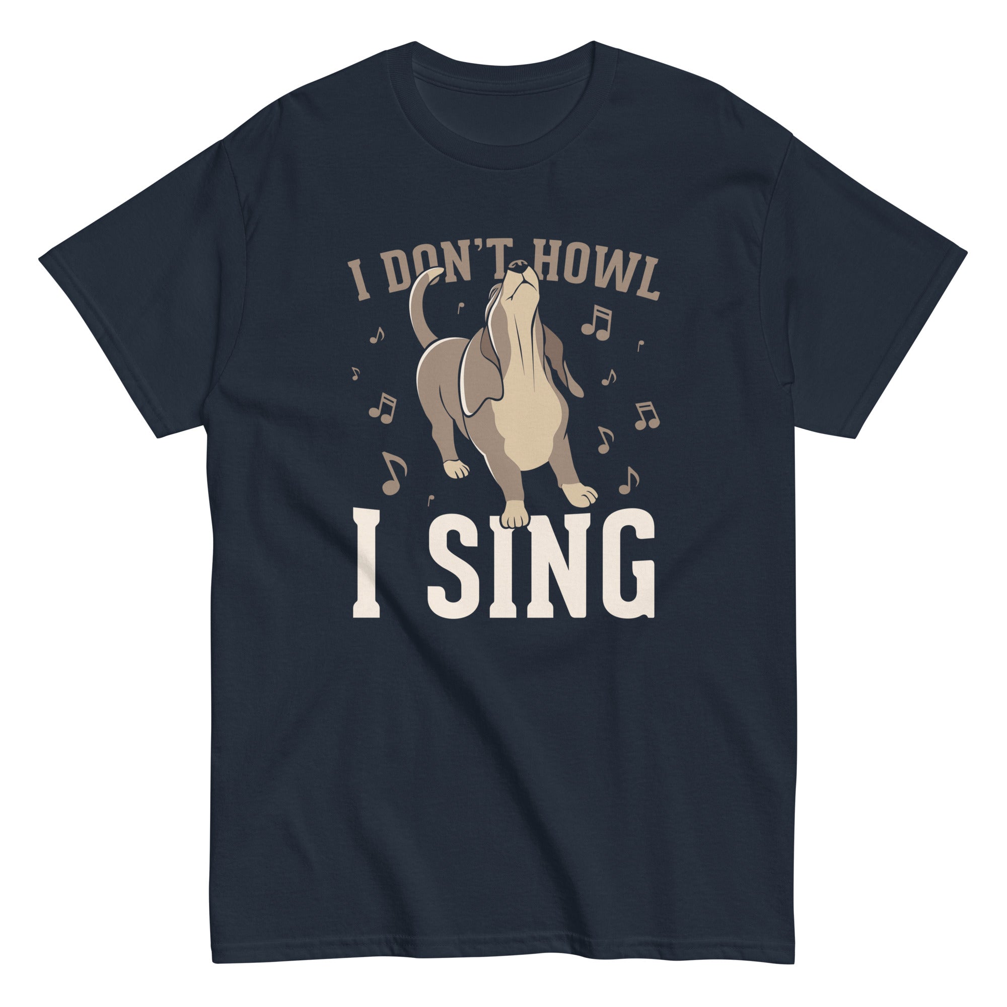 I Don't Howl I Sing Men's Classic Tee Hoodie, Sweatshirt | CoreVibeTees.com (Image 2)