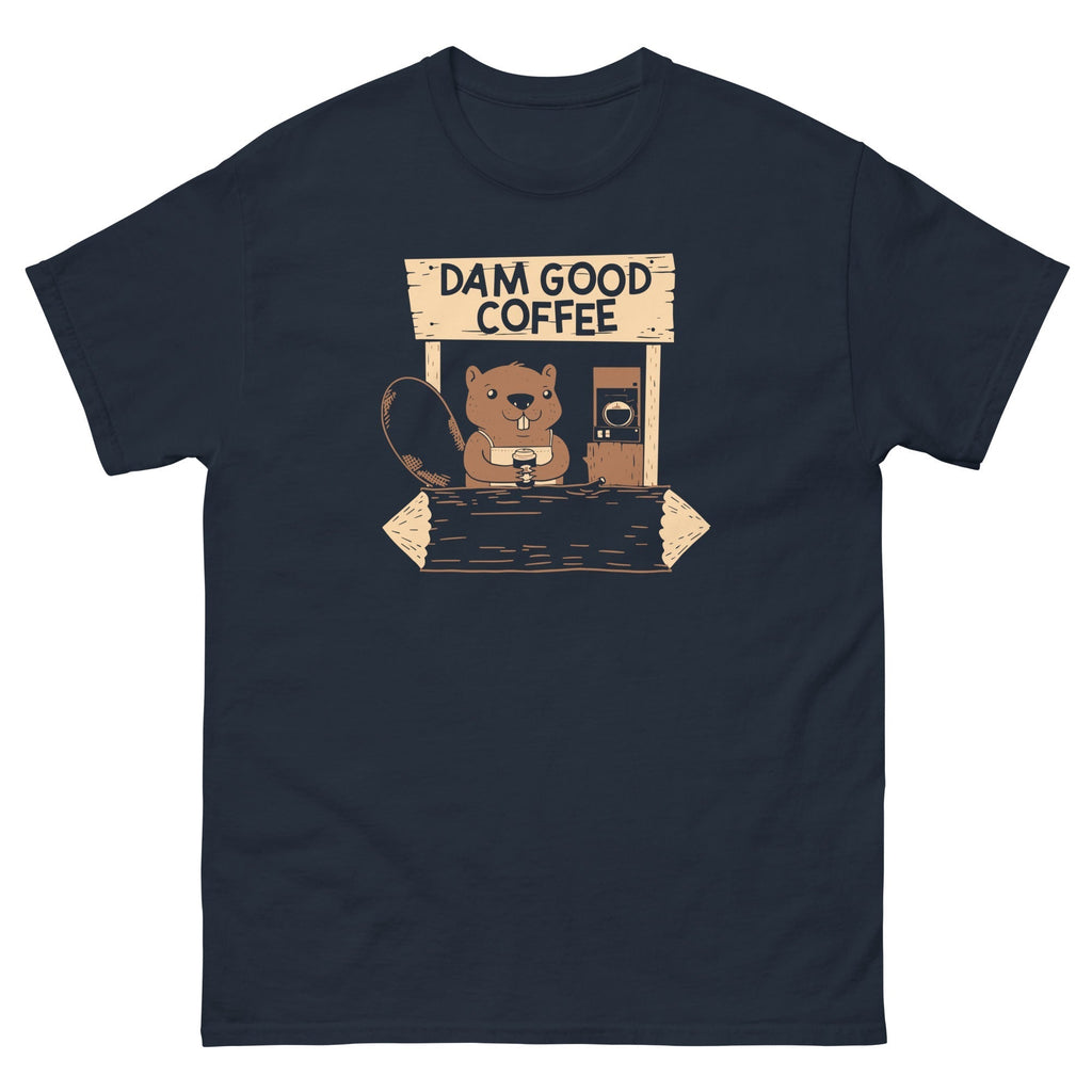 Dam Good Coffee Men's Classic Tee Hoodie, Sweatshirt | CoreVibeTees.com (Image 2)
