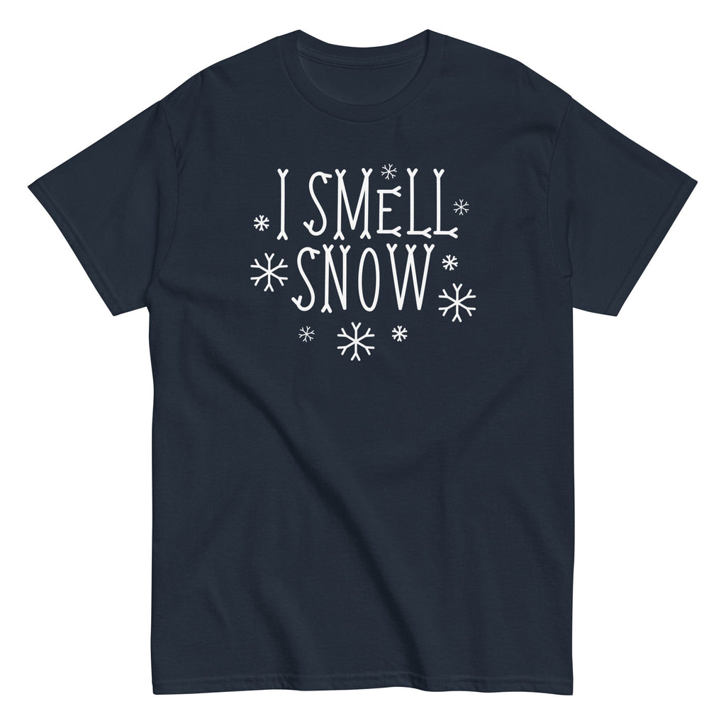I Smell Snow Men's Classic Tee Hoodie, Sweatshirt | CoreVibeTees.com (Image 1)