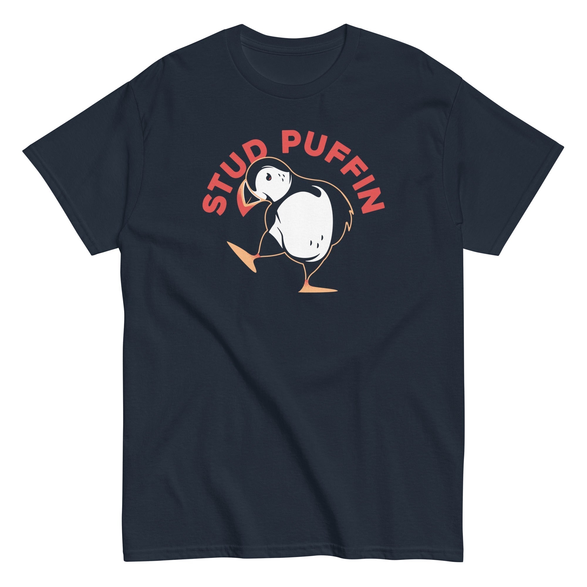 Stud Puffin Men's Classic Tee Hoodie, Sweatshirt | CoreVibeTees.com (Image 1)