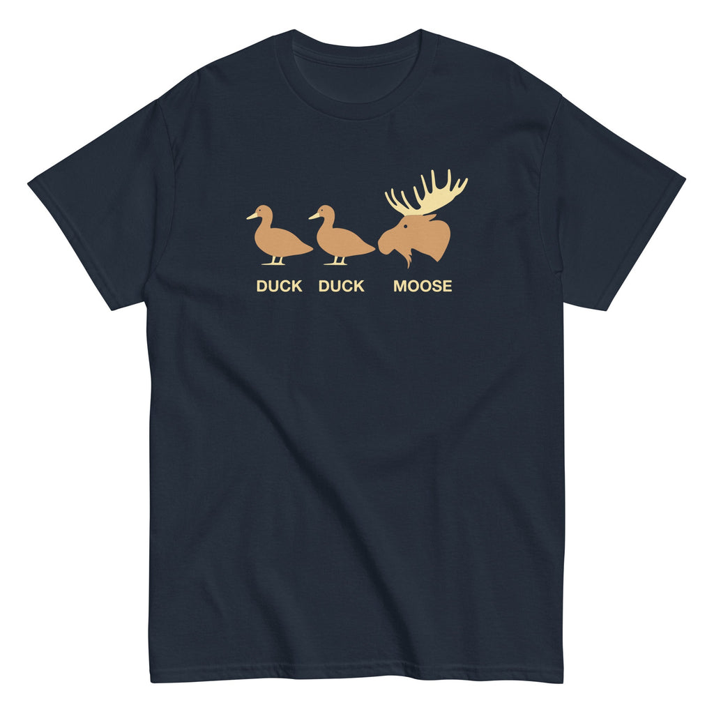 Duck Duck Moose Men's Classic Tee Hoodie, Sweatshirt | CoreVibeTees.com (Image 1)