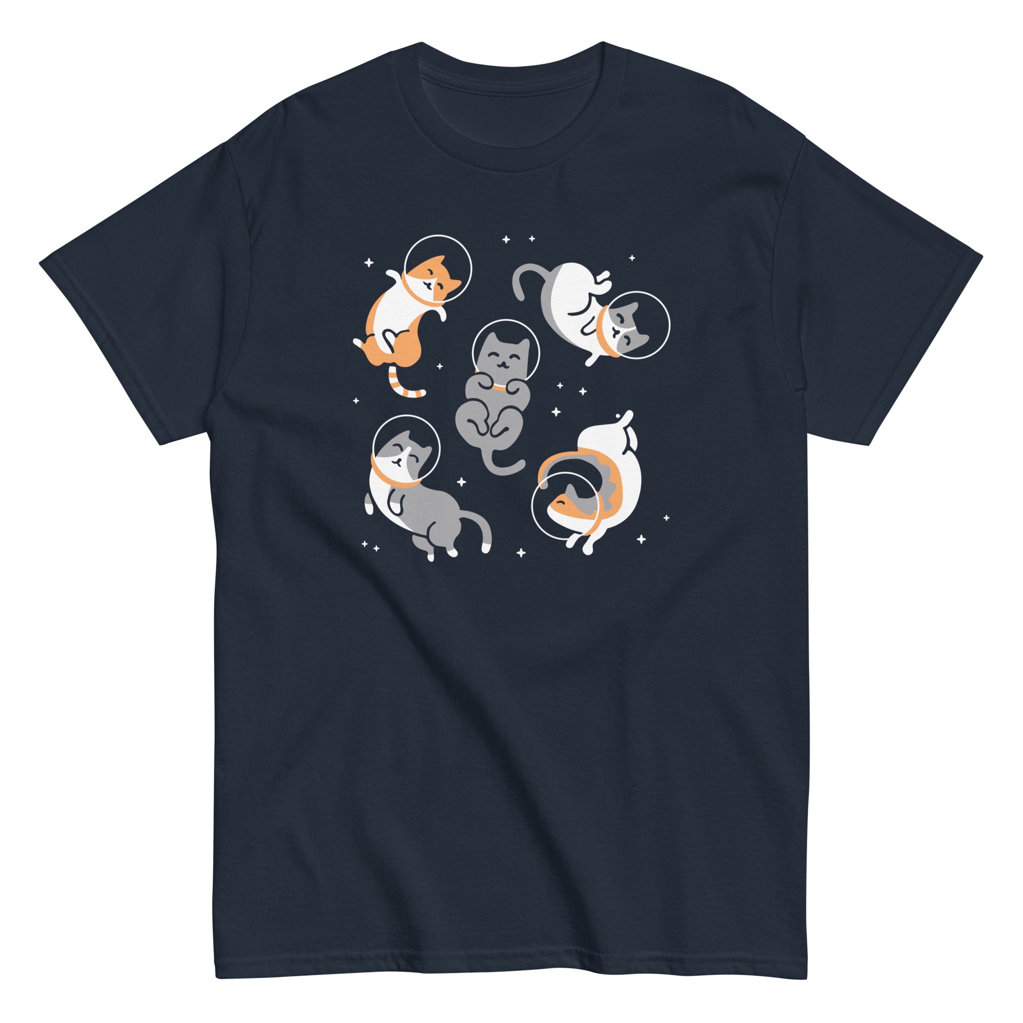 Cats In Space Men's Classic Tee Hoodie, Sweatshirt | CoreVibeTees.com (Image 3)