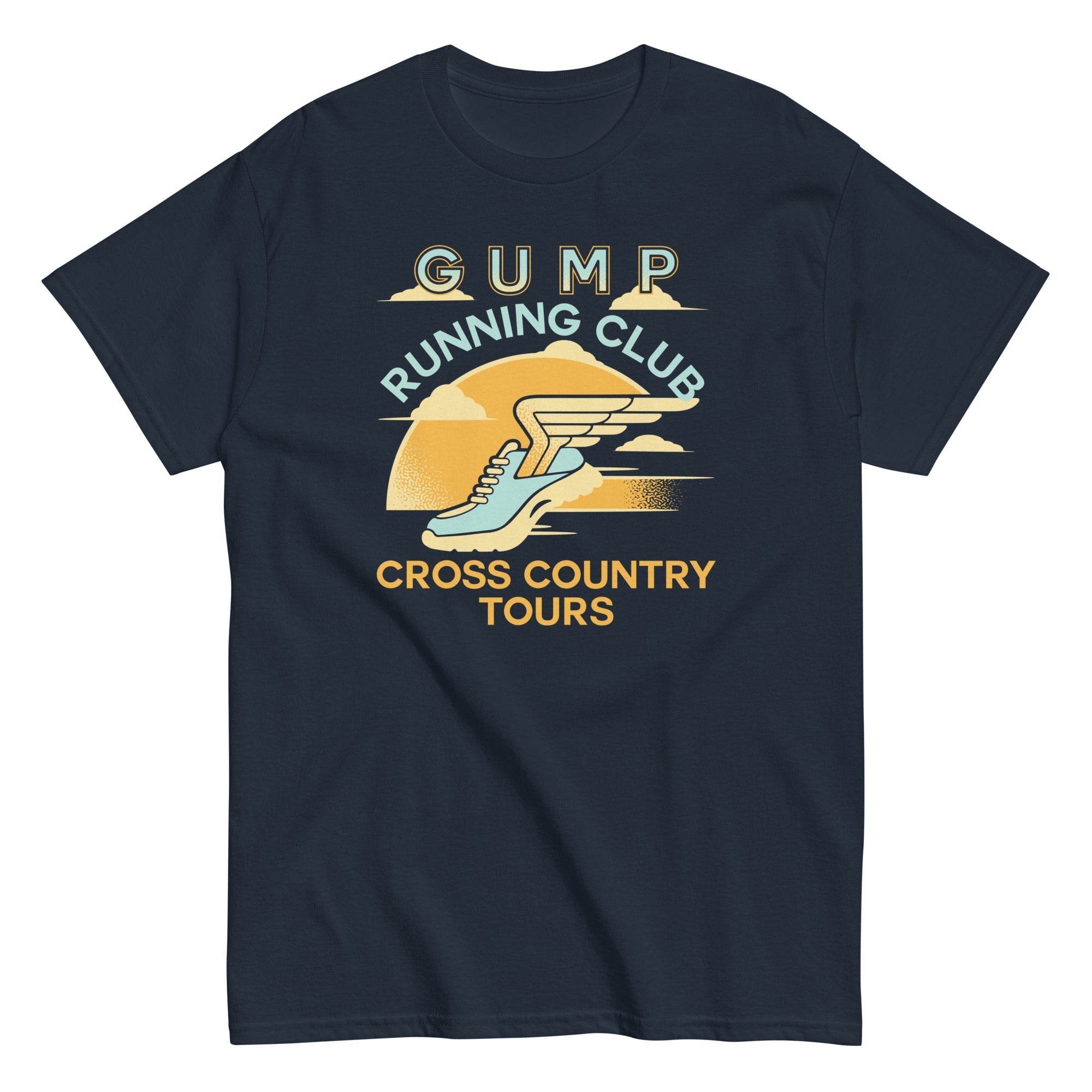 Gump Running Club Men's Classic Tee Hoodie, Sweatshirt | CoreVibeTees.com (Image 3)