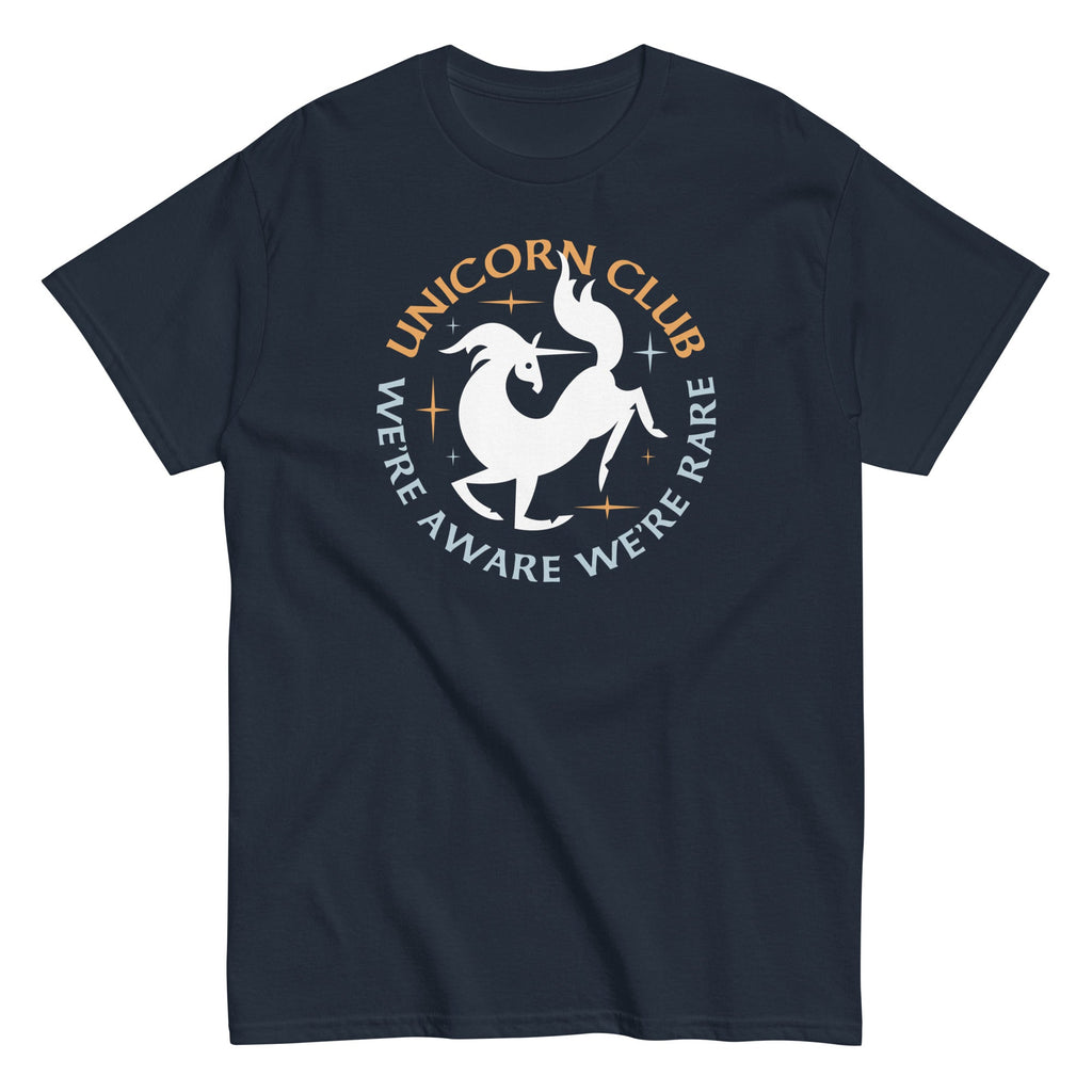 Unicorn Club Men's Classic Tee Hoodie, Sweatshirt | CoreVibeTees.com (Image 3)