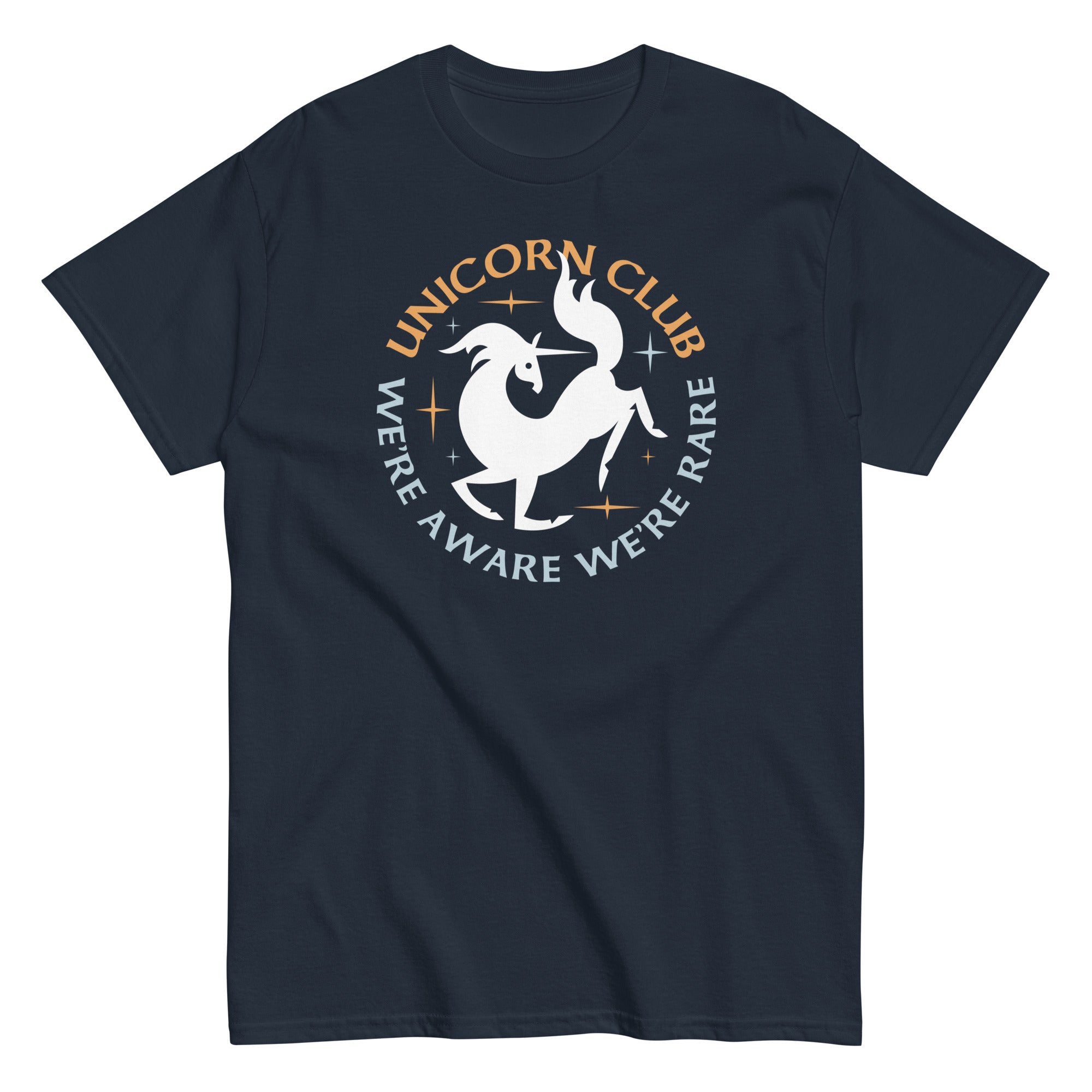 Unicorn Club Men's Classic Tee Hoodie, Sweatshirt | CoreVibeTees.com (Image 3)