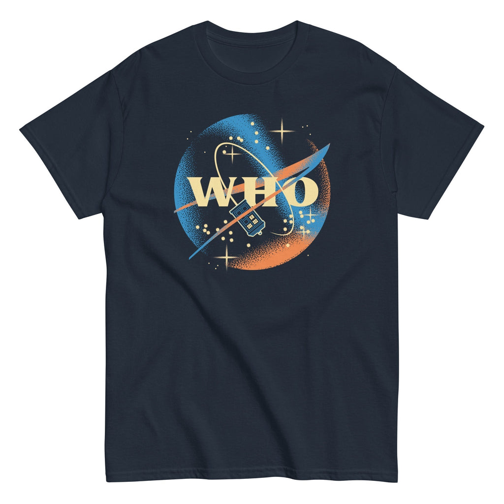 Who Space Administration Men's Classic Tee Hoodie, Sweatshirt | CoreVibeTees.com (Image 1)