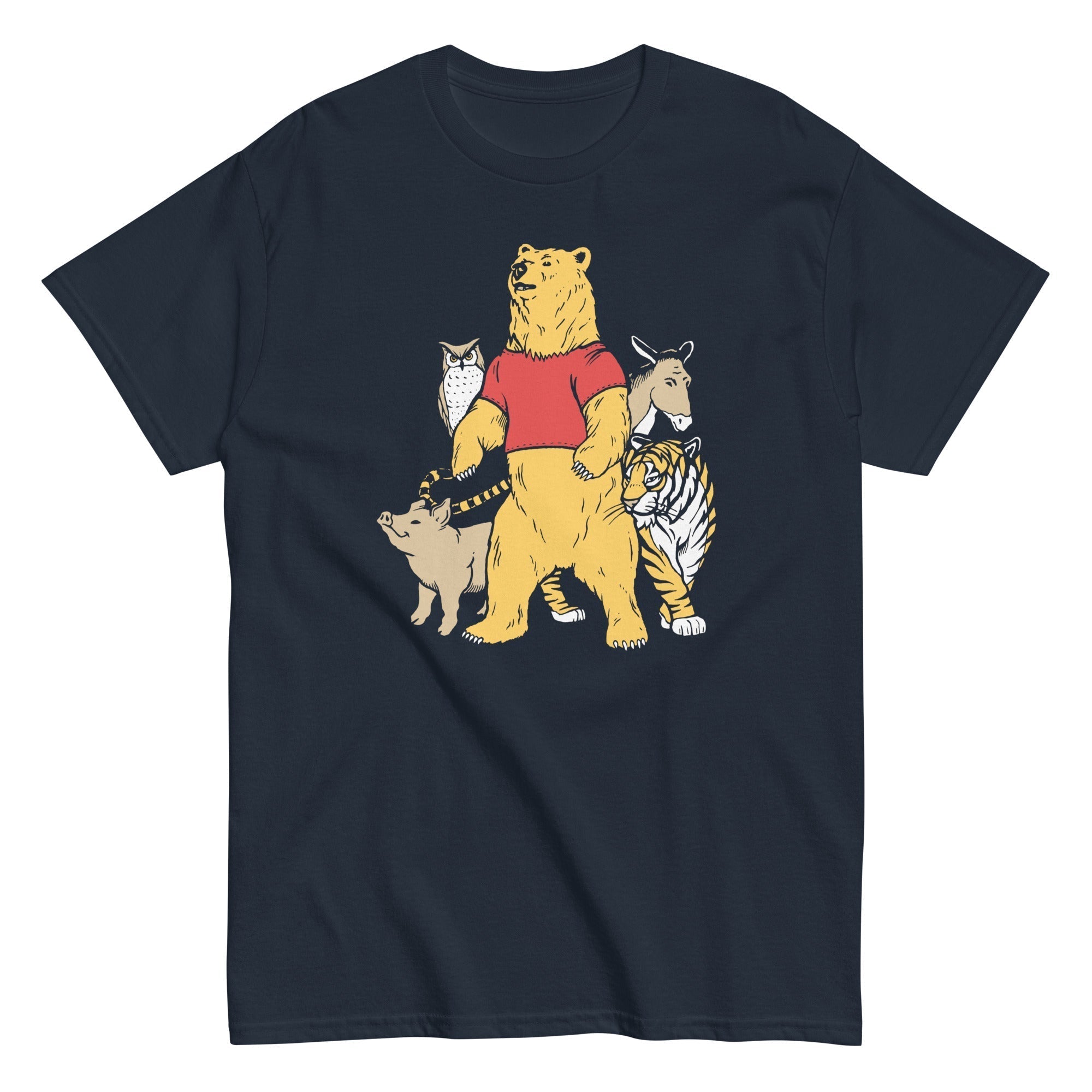 Bear And Friends Men's Classic Tee Hoodie, Sweatshirt | CoreVibeTees.com (Image 3)