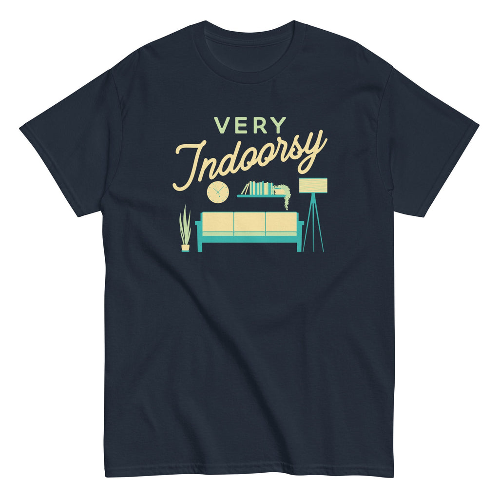 Very Indoorsy Men's Classic Tee Hoodie, Sweatshirt | CoreVibeTees.com (Image 3)