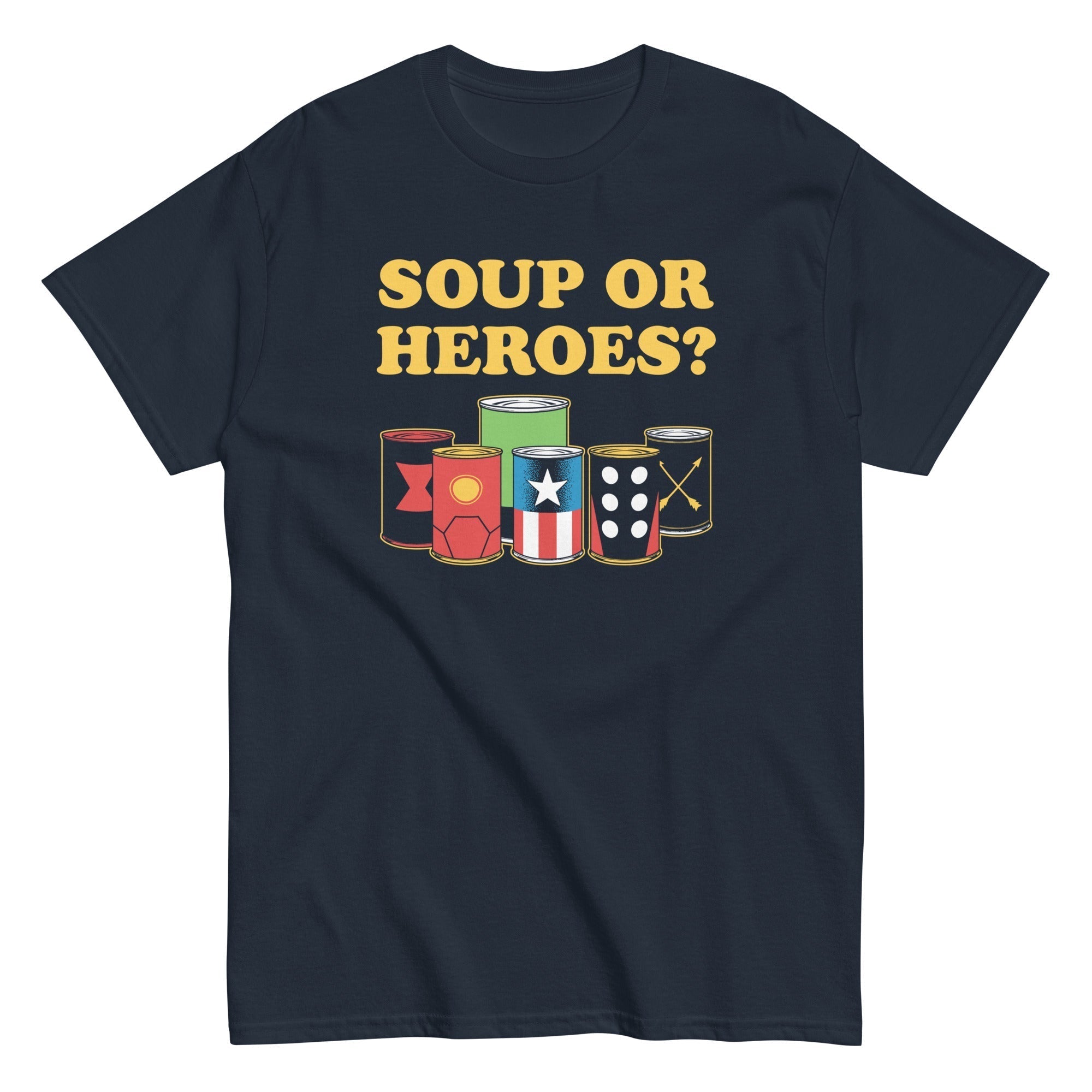 Soup Or Hero? Men's Classic Tee Hoodie, Sweatshirt | CoreVibeTees.com (Image 2)