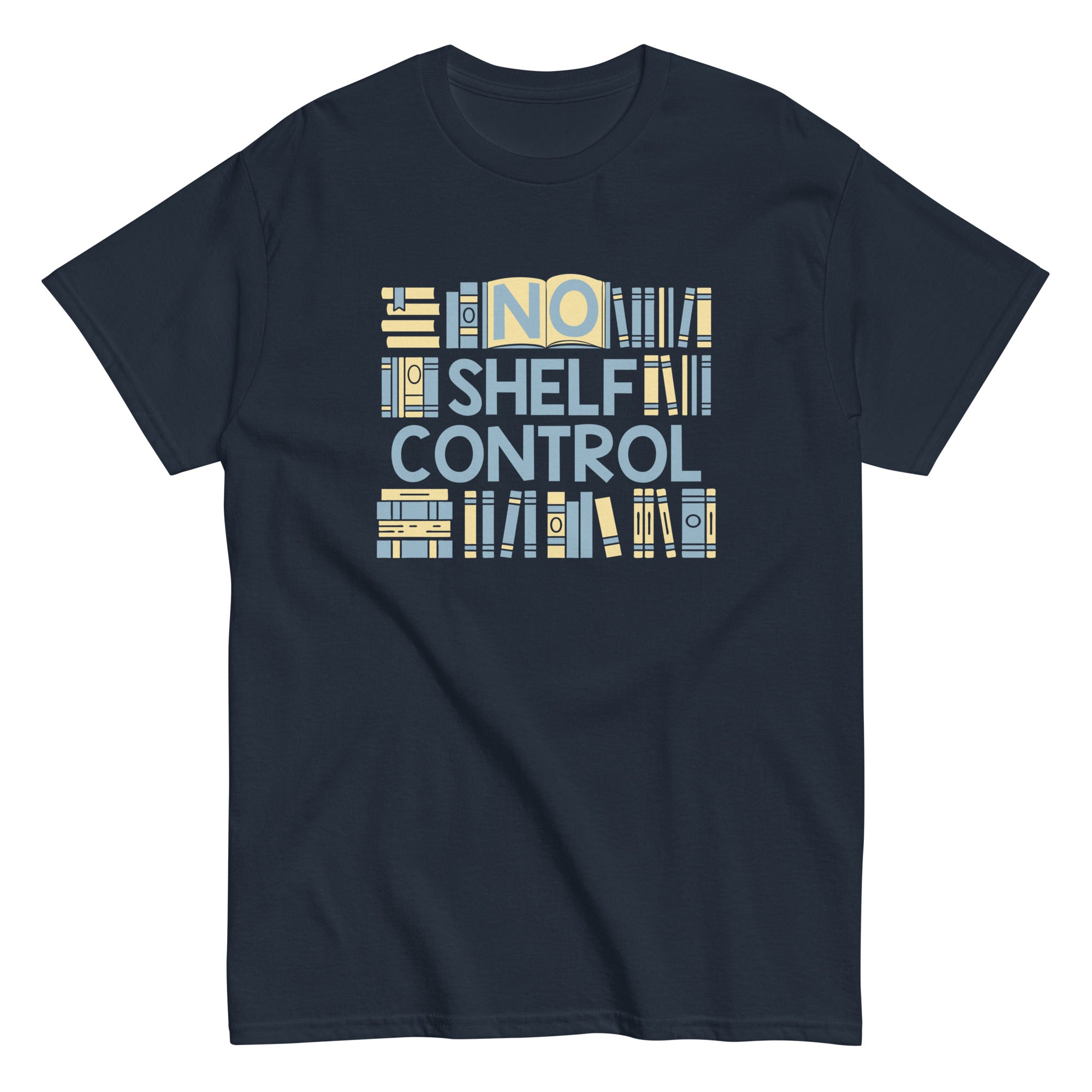 No Shelf Control Men's Classic Tee Hoodie, Sweatshirt | CoreVibeTees.com (Image 2)