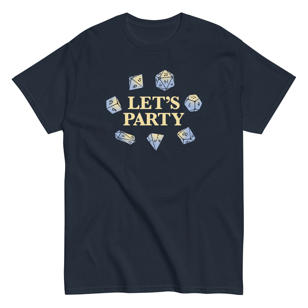 Let's Party Dice Men's Classic Tee Hoodie, Sweatshirt | CoreVibeTees.com (Image 2)
