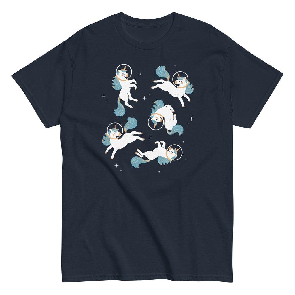 Unicorns In Space Men's Classic Tee Hoodie, Sweatshirt | CoreVibeTees.com (Image 2)