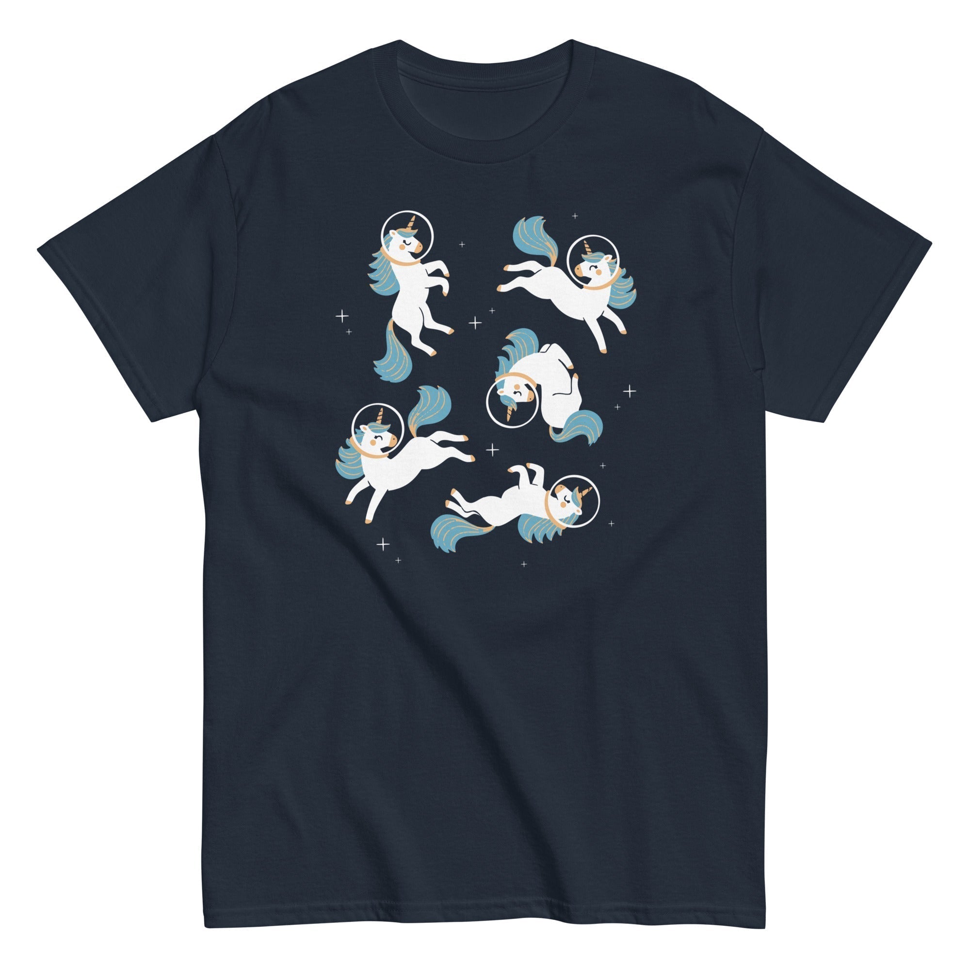 Unicorns In Space Men's Classic Tee Hoodie, Sweatshirt | CoreVibeTees.com (Image 2)
