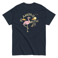 Flamingo With It Men's Classic Tee Hoodie, Sweatshirt | CoreVibeTees.com (Image 1)