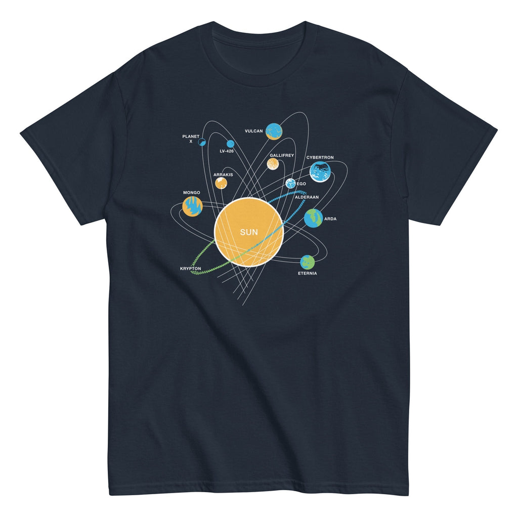 Solar System Men's Classic Tee Hoodie, Sweatshirt | CoreVibeTees.com (Image 2)
