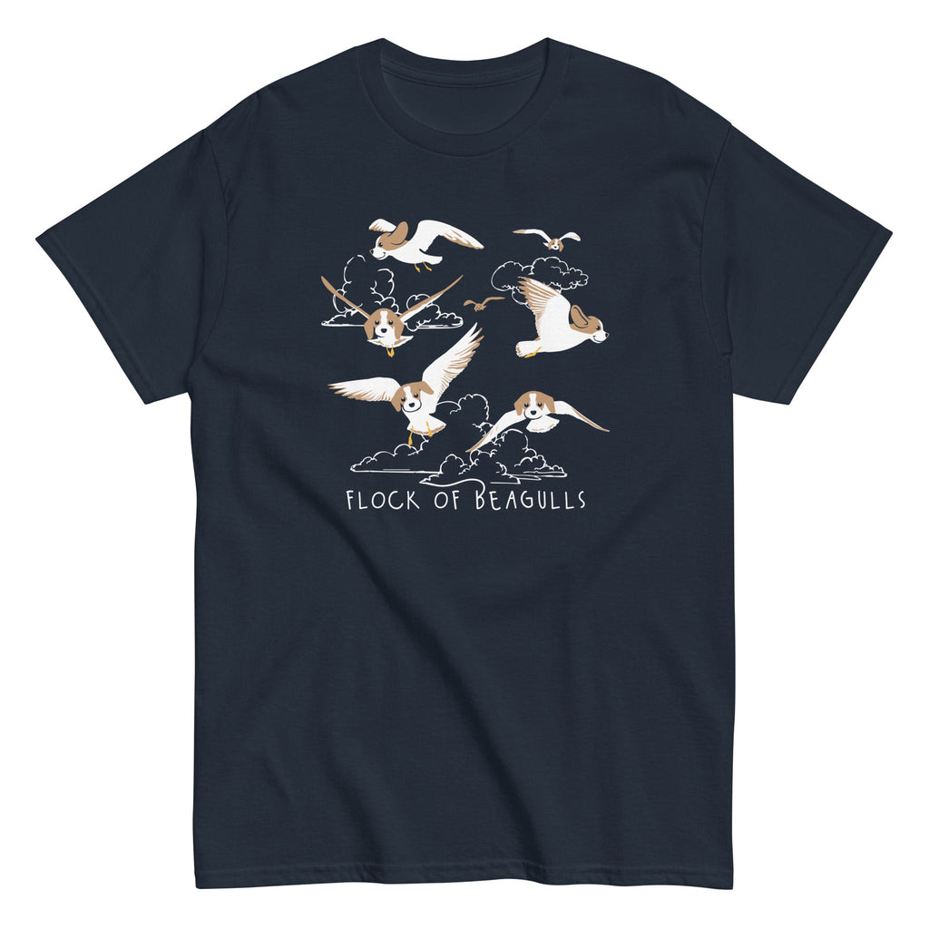 Flock Of Beagulls Men's Classic Tee Hoodie, Sweatshirt | CoreVibeTees.com (Image 3)