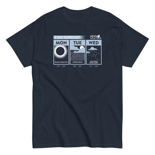 3 Day Forecast Men's Classic Tee Hoodie, Sweatshirt | CoreVibeTees.com (Image 2)