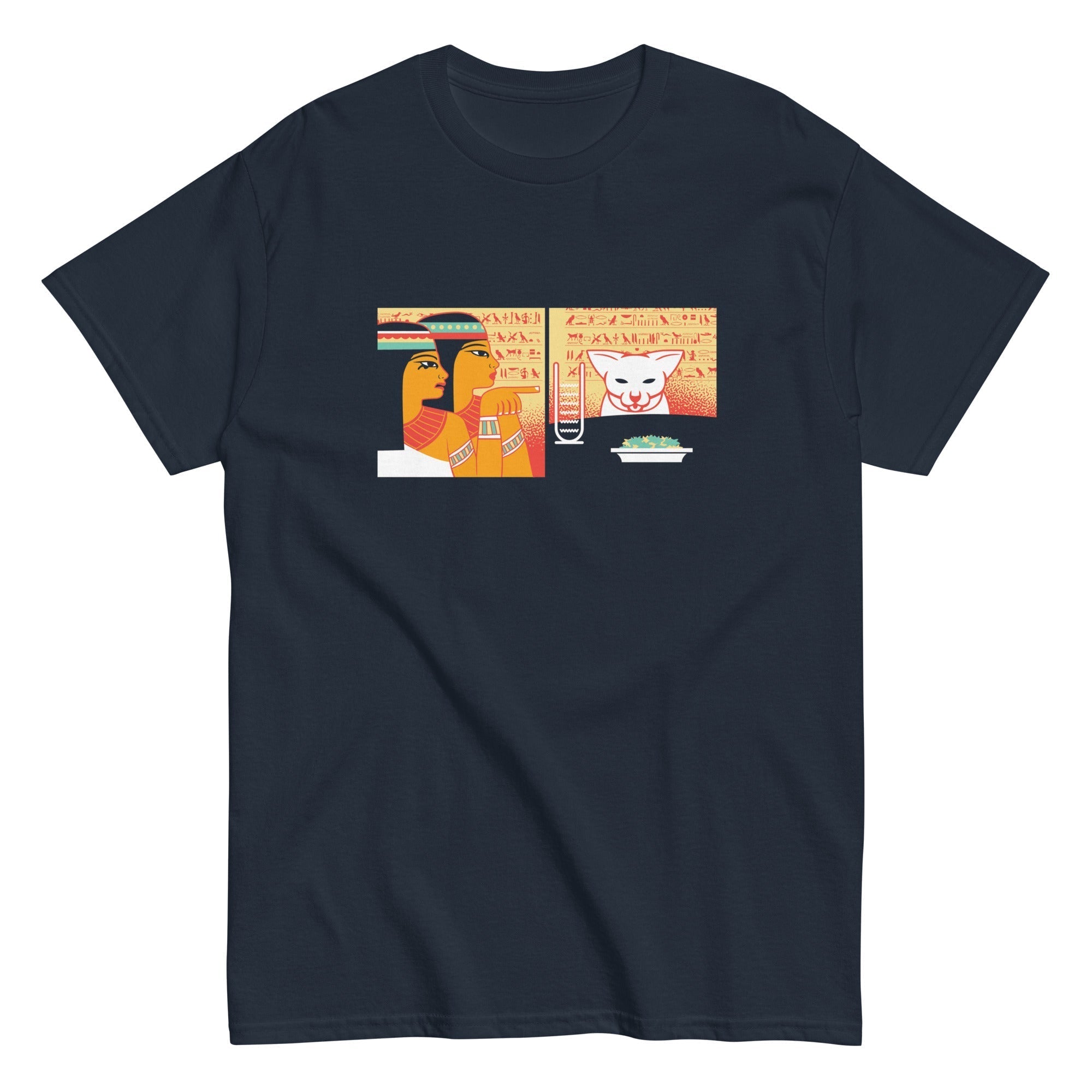 Egyptian Cat Men's Classic Tee Hoodie, Sweatshirt | CoreVibeTees.com (Image 2)