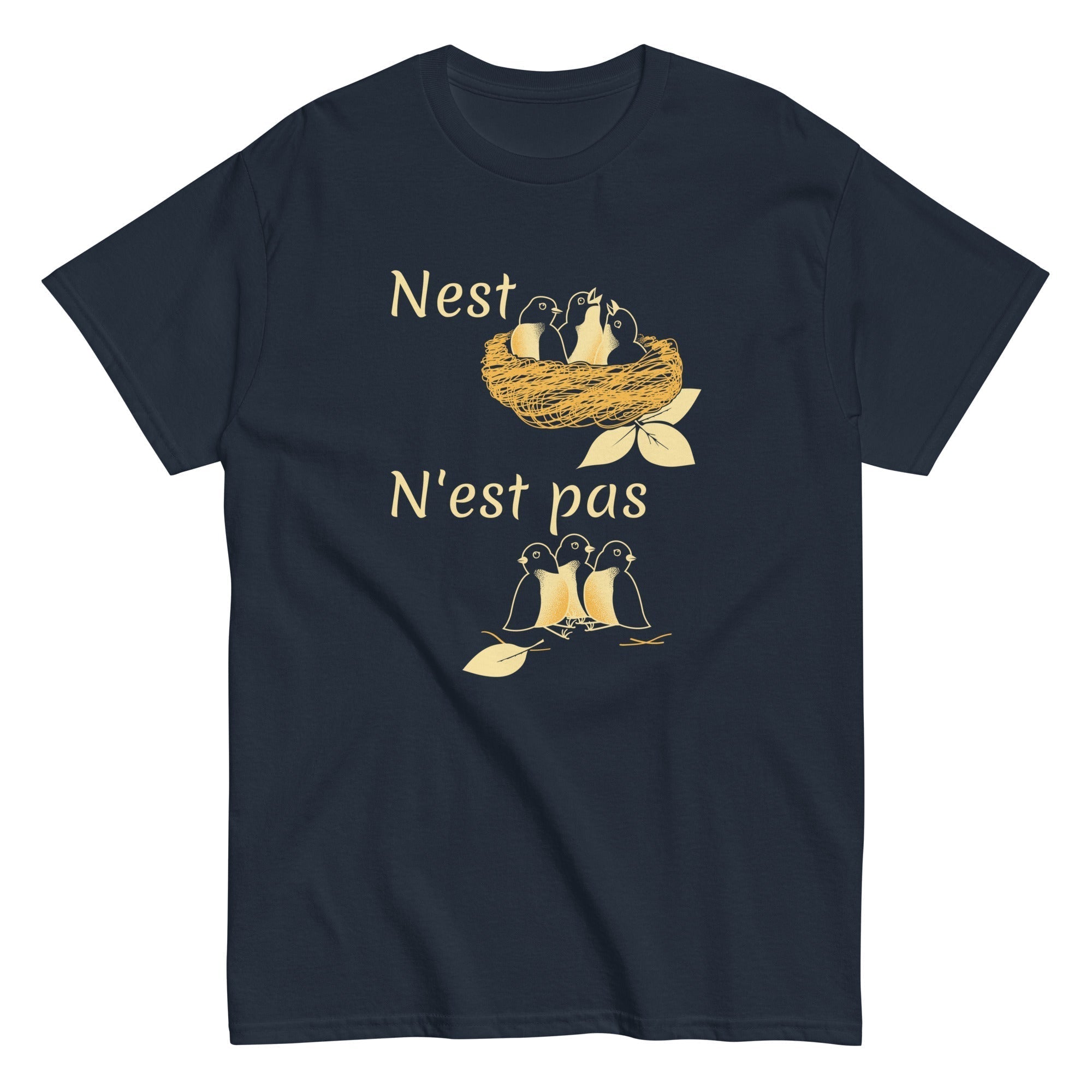 Nest N'est Pas Men's Classic Tee Hoodie, Sweatshirt | CoreVibeTees.com (Image 3)