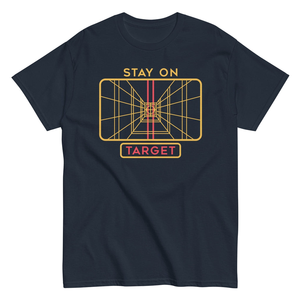 Stay On Target Men's Classic Tee Hoodie, Sweatshirt | CoreVibeTees.com (Image 2)