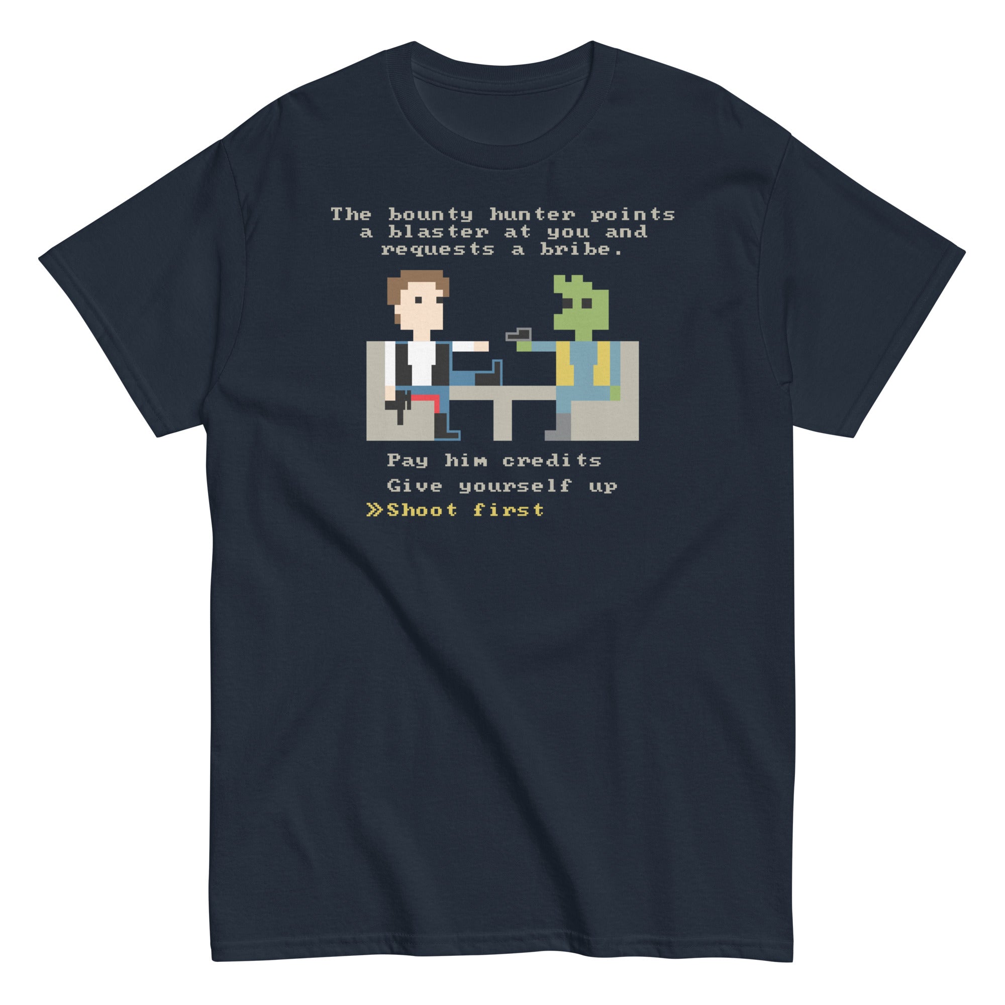 The Bounty Hunter Men's Classic Tee Hoodie, Sweatshirt | CoreVibeTees.com (Image 2)