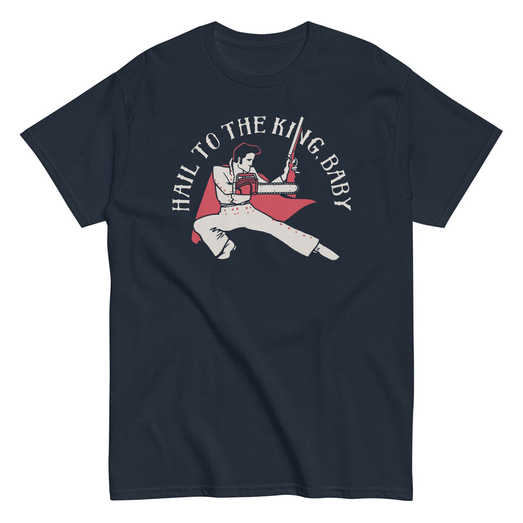 Hail To The King, Baby Men's Classic Tee Hoodie, Sweatshirt | CoreVibeTees.com (Image 2)