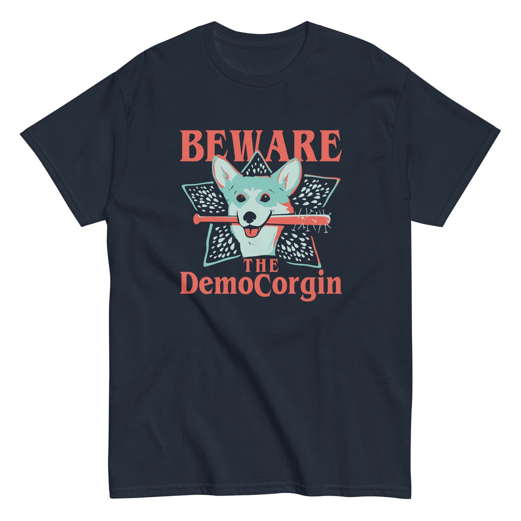 The DemoCorgin Men's Classic Tee Hoodie, Sweatshirt | CoreVibeTees.com (Image 2)