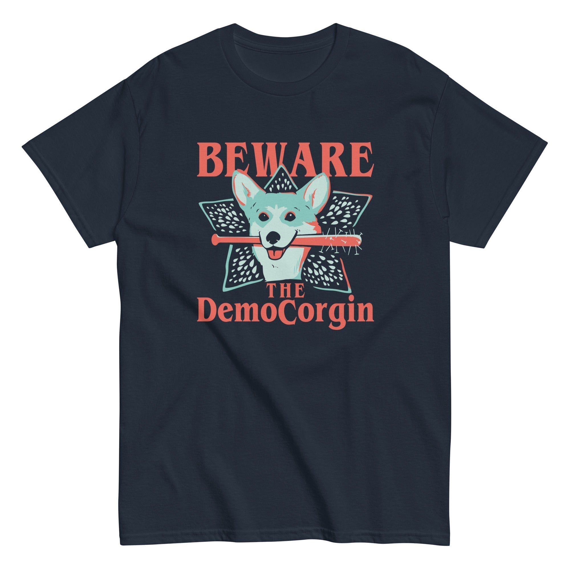 The DemoCorgin Men's Classic Tee Hoodie, Sweatshirt | CoreVibeTees.com (Image 2)
