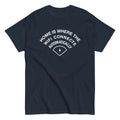 Home Is Where The WiFI Connects Automatically Men's Classic Tee Hoodie, Sweatshirt | CoreVibeTees.com (Image 1)