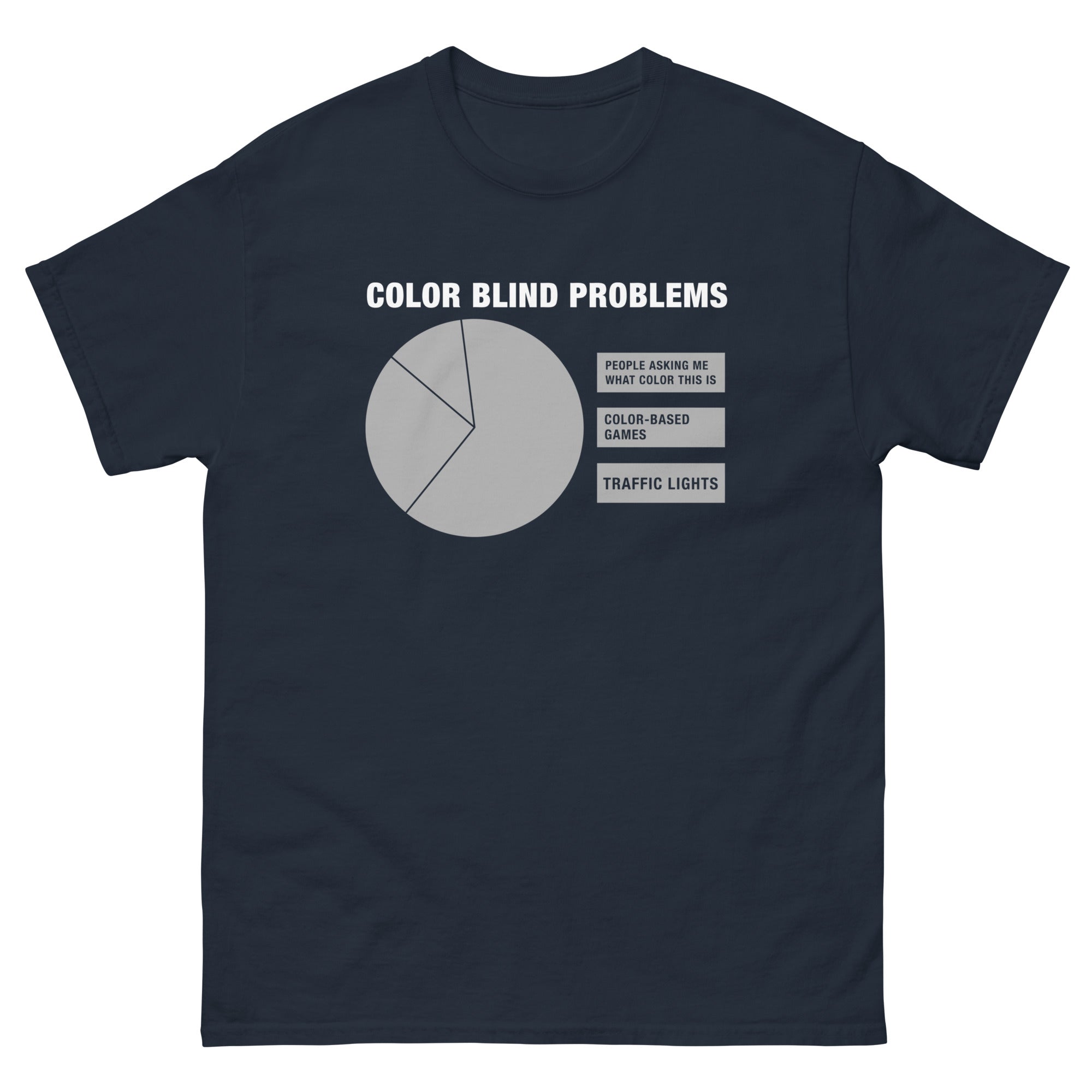 Color Blind Problems Men's Classic Tee Hoodie, Sweatshirt | CoreVibeTees.com (Image 1)
