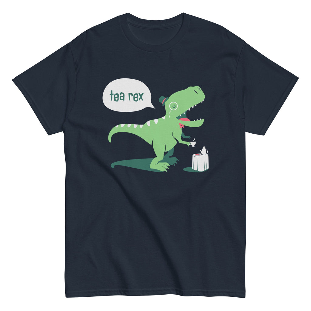 Tea Rex Men's Classic Tee Hoodie, Sweatshirt | CoreVibeTees.com (Image 2)
