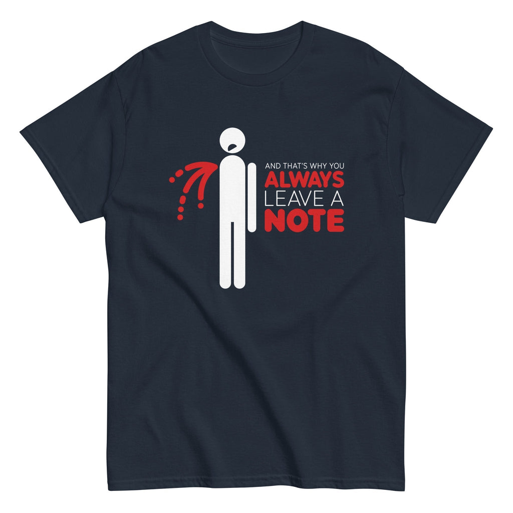 Always Leave A Note Men's Classic Tee Hoodie, Sweatshirt | CoreVibeTees.com (Image 3)