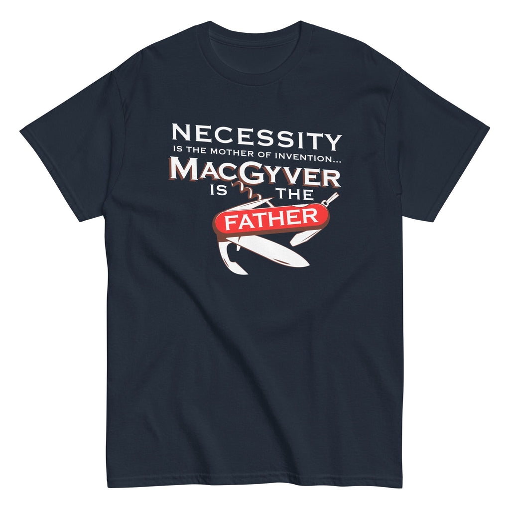 Necessity Is The Mother Men's Classic Tee Hoodie, Sweatshirt | CoreVibeTees.com (Image 4)
