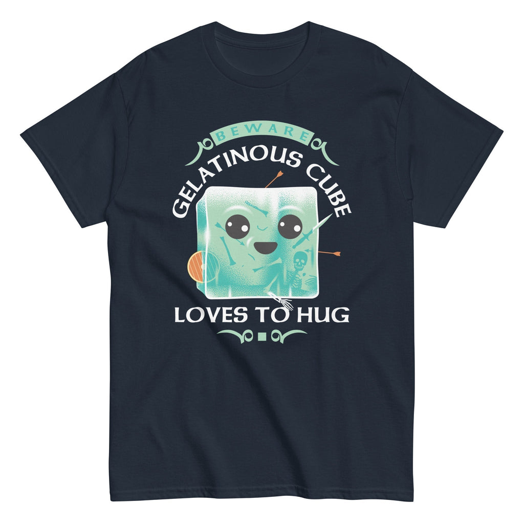 Gelatinous Cube Loves To Hug Men's Classic Tee Hoodie, Sweatshirt | CoreVibeTees.com (Image 1)