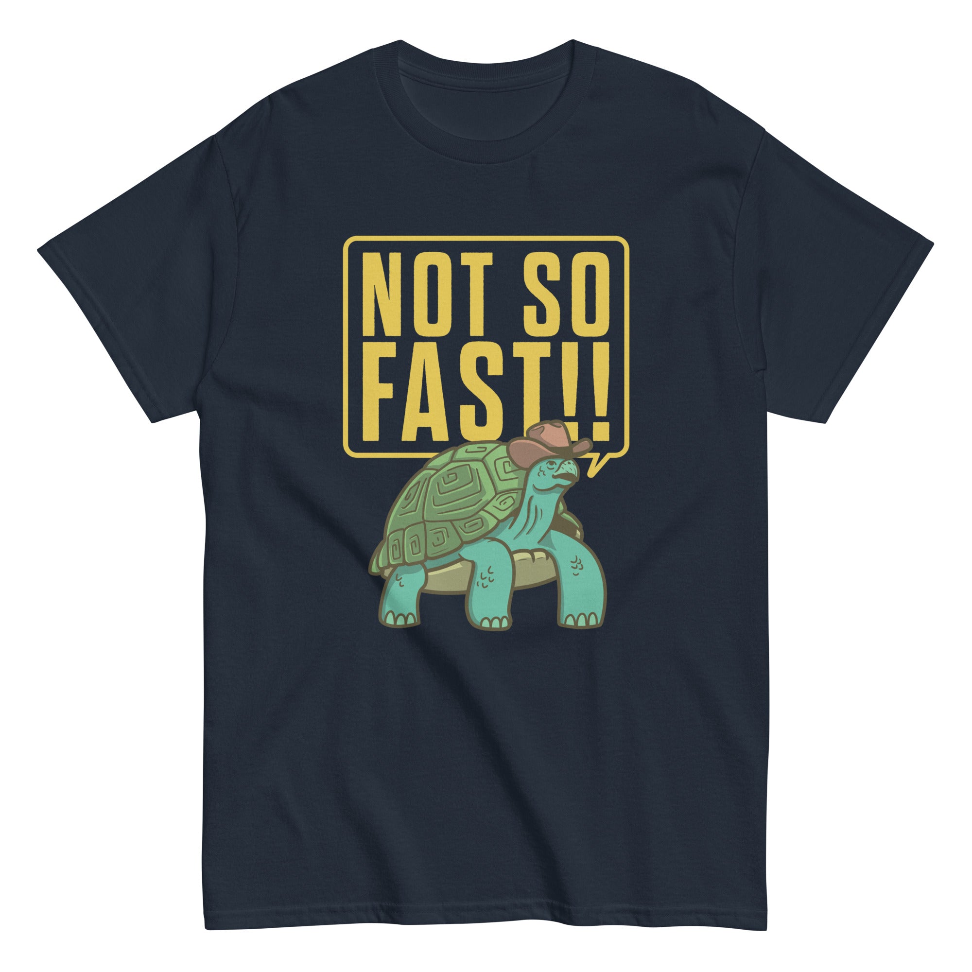 Not So Fast!! Men's Classic Tee Hoodie, Sweatshirt | CoreVibeTees.com (Image 3)