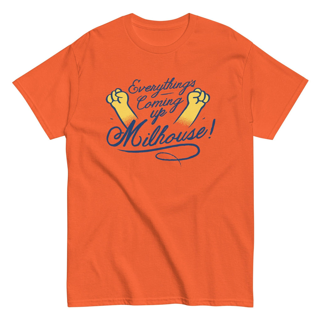 Everything's Coming Up Milhouse! Men's Classic Tee Hoodie, Sweatshirt | CoreVibeTees.com (Image 2)