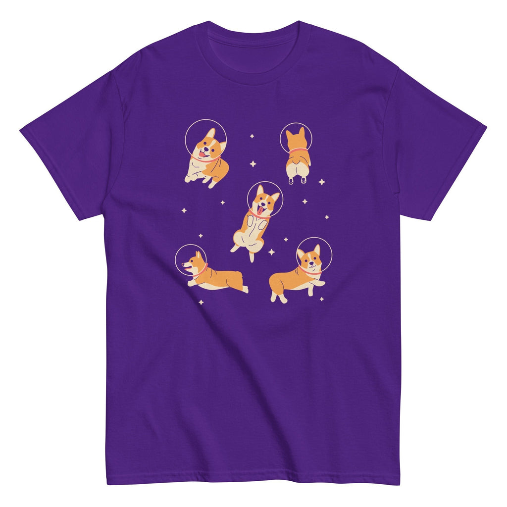 Corgis In Space Men's Classic Tee Hoodie, Sweatshirt | CoreVibeTees.com (Image 3)
