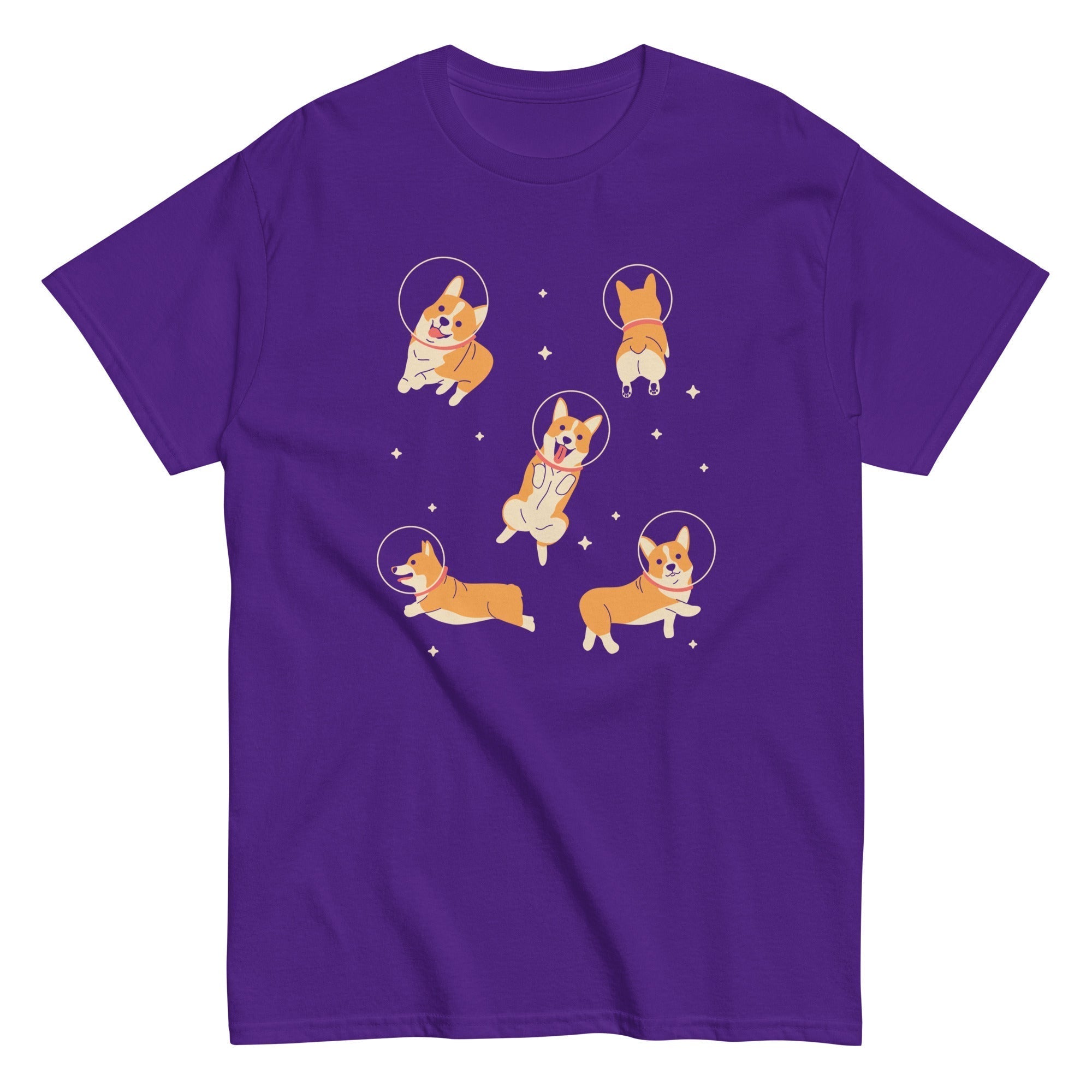 Corgis In Space Men's Classic Tee Hoodie, Sweatshirt | CoreVibeTees.com (Image 3)