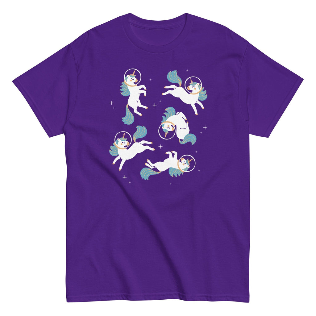 Unicorns In Space Men's Classic Tee Hoodie, Sweatshirt | CoreVibeTees.com (Image 3)