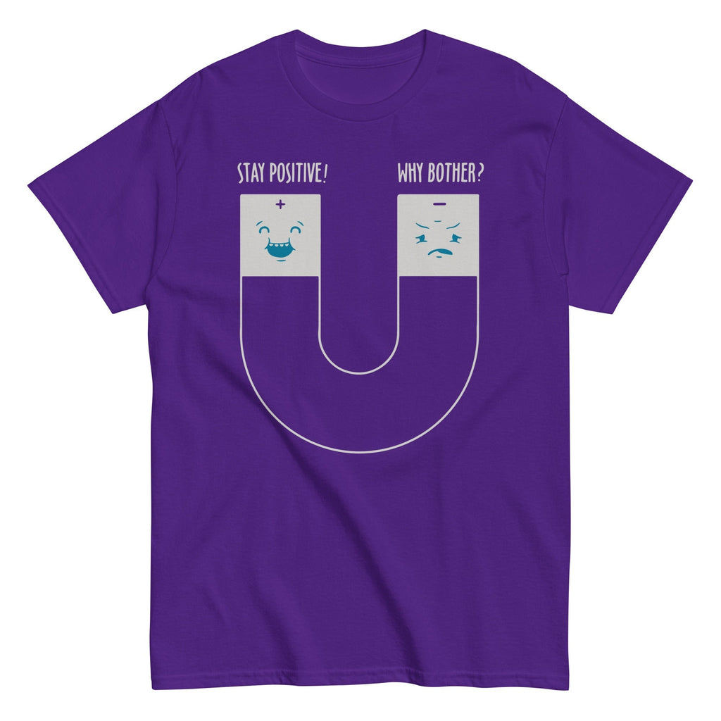 Stay Positive Men's Classic Tee Hoodie, Sweatshirt | CoreVibeTees.com (Image 4)