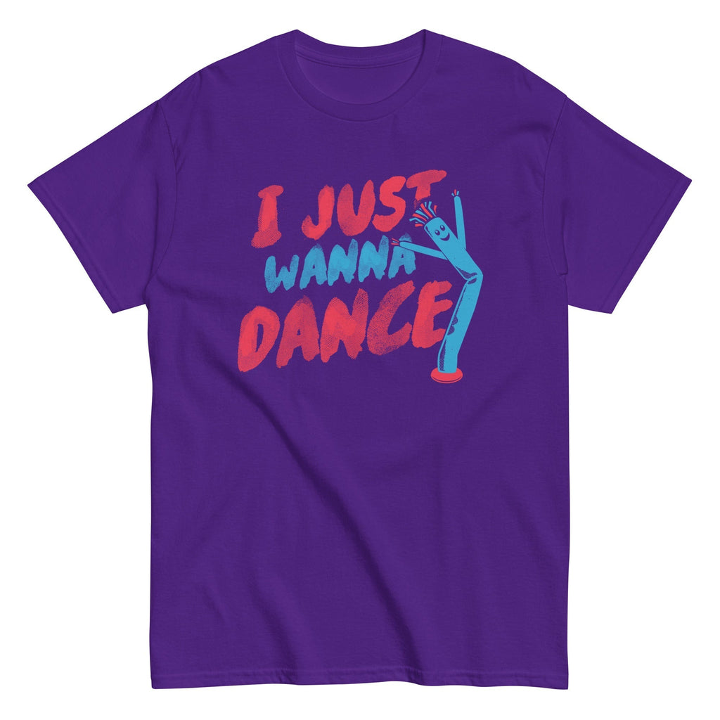 I Just Wanna Dance Men's Classic Tee Hoodie, Sweatshirt | CoreVibeTees.com (Image 4)