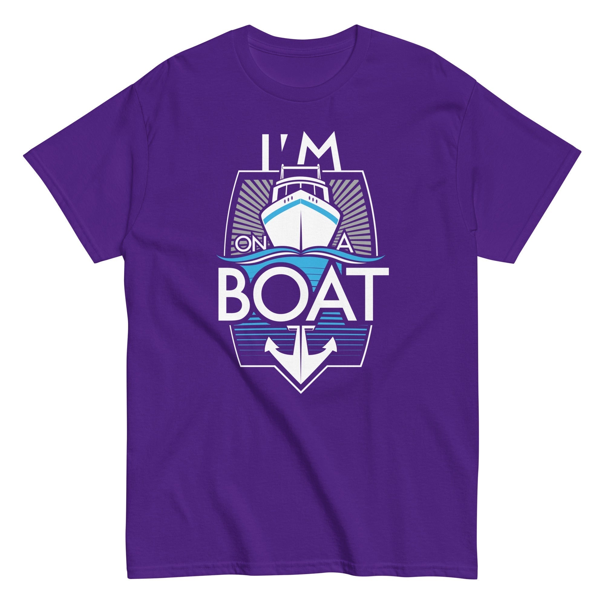 I'm On A Boat Men's Classic Tee Hoodie, Sweatshirt | CoreVibeTees.com (Image 3)
