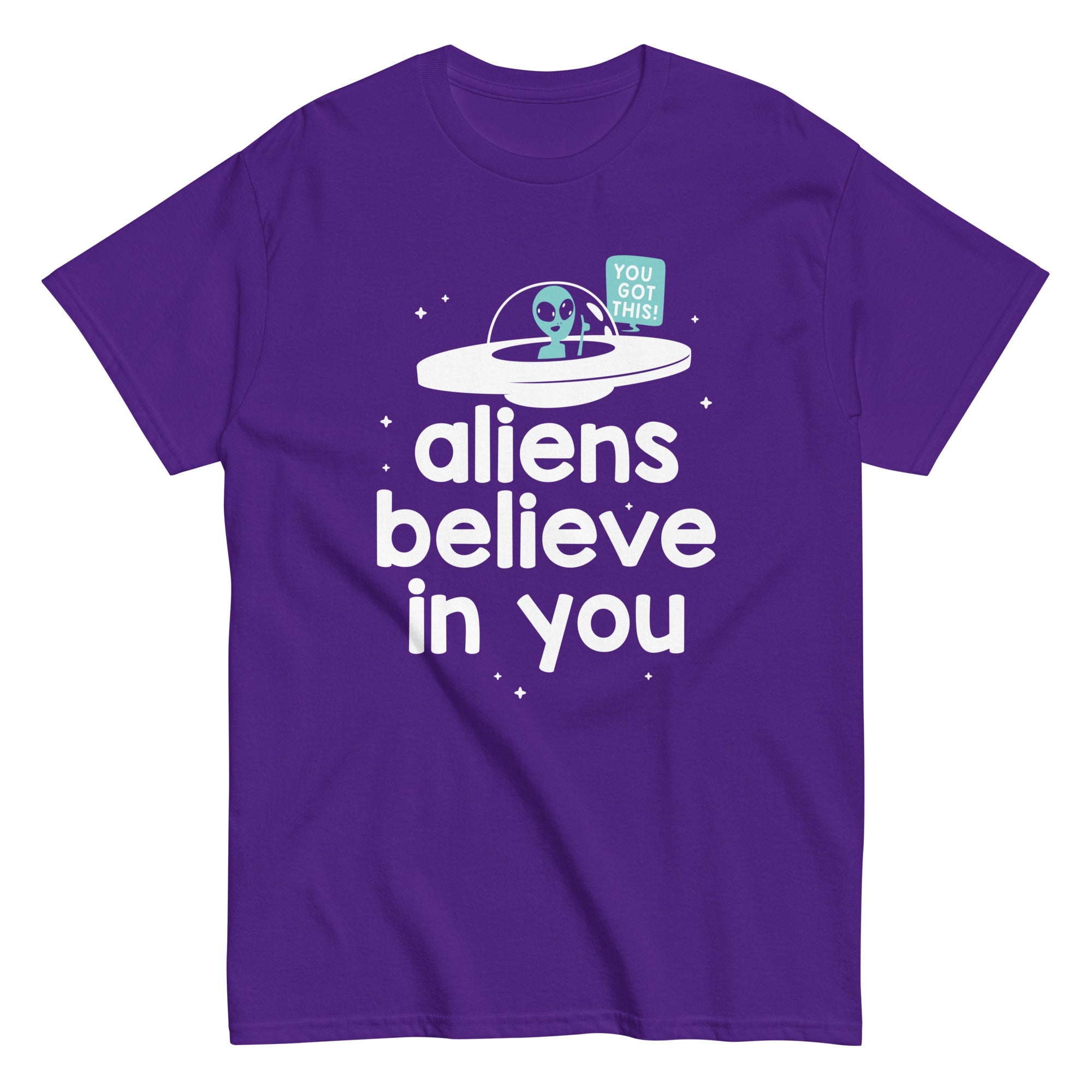 Aliens Believe In You Men's Classic Tee Hoodie, Sweatshirt | CoreVibeTees.com (Image 5)