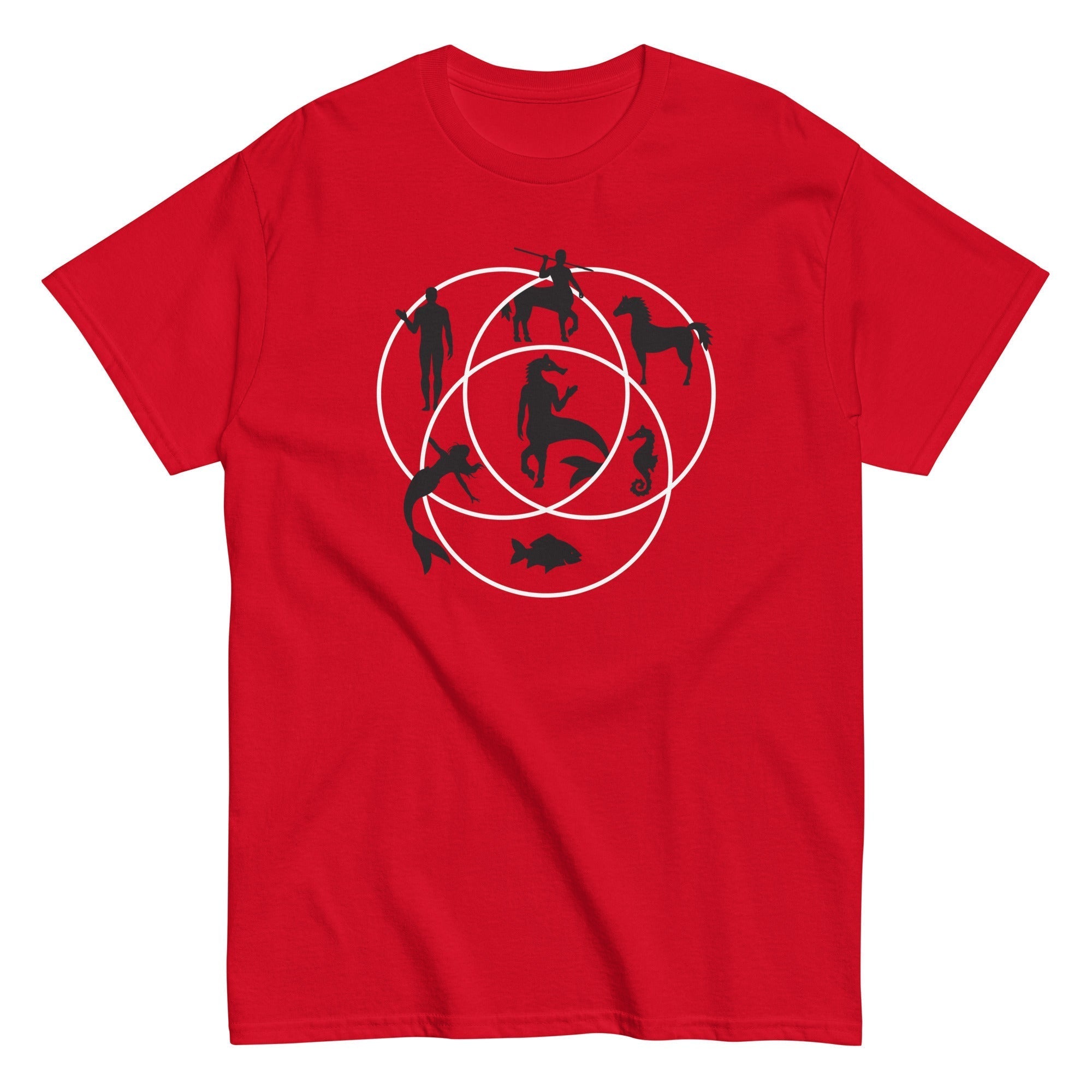 Human Horse Fish Venn Diagram Men's Classic Tee Hoodie, Sweatshirt | CoreVibeTees.com (Image 3)