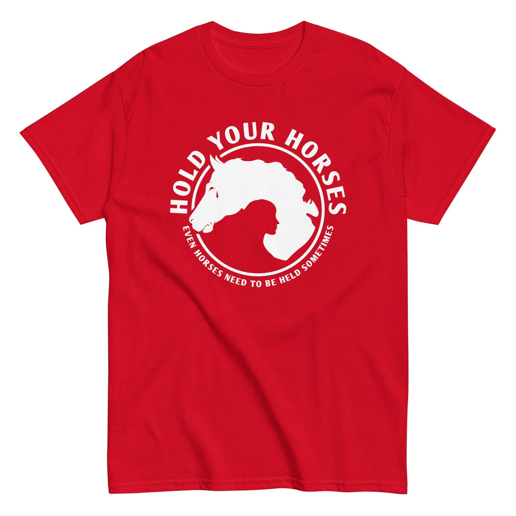Hold Your Horses Men's Classic Tee Hoodie, Sweatshirt | CoreVibeTees.com (Image 5)