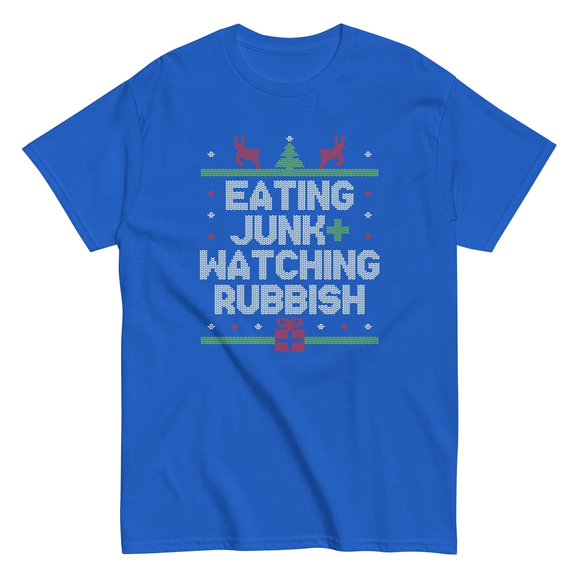 Eating Junk And Watching Rubbish Men's Classic Tee Hoodie, Sweatshirt | CoreVibeTees.com (Image 3)