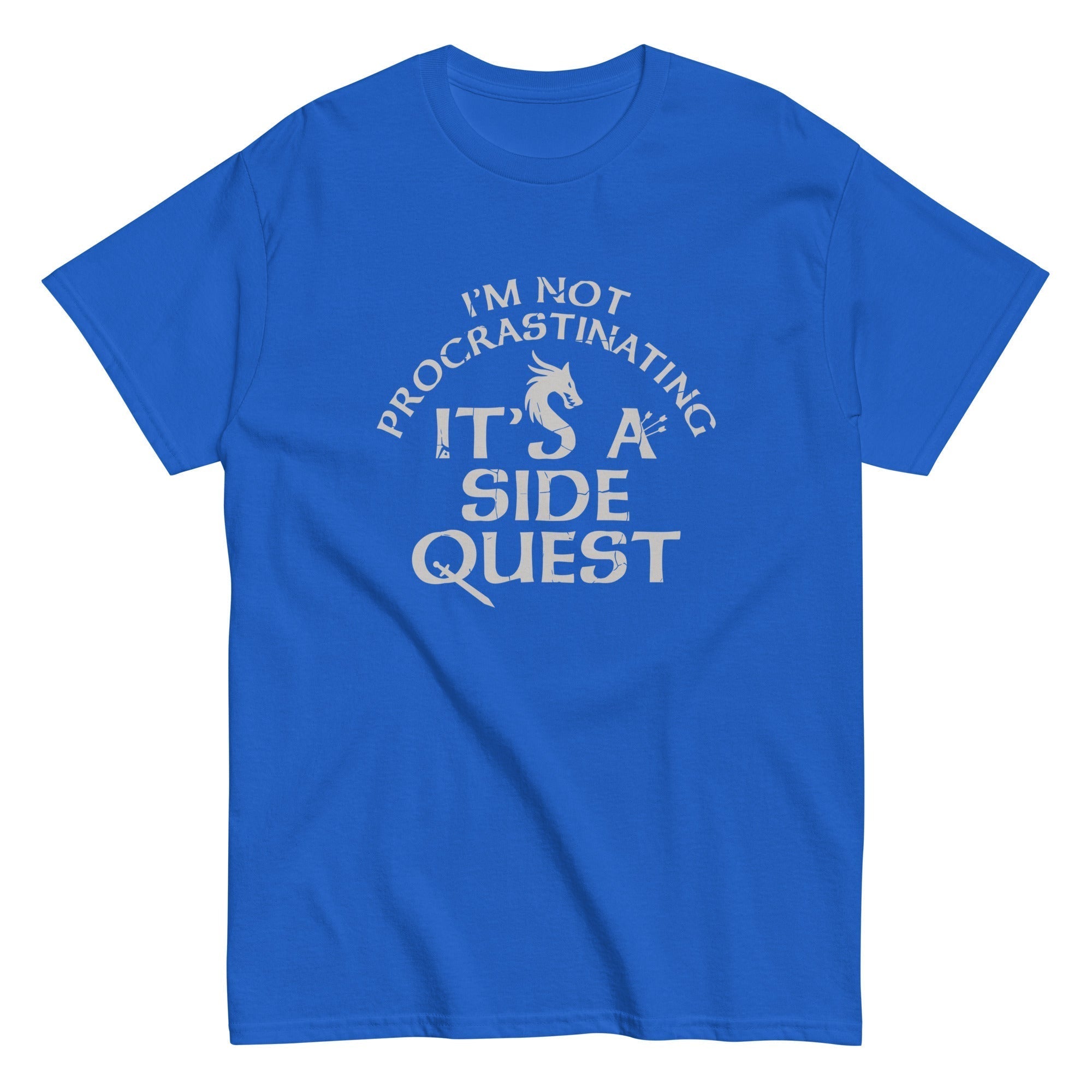 I'm Not Procrastinating, It's A Side Quest Men's Classic Tee Hoodie, Sweatshirt | CoreVibeTees.com (Image 3)